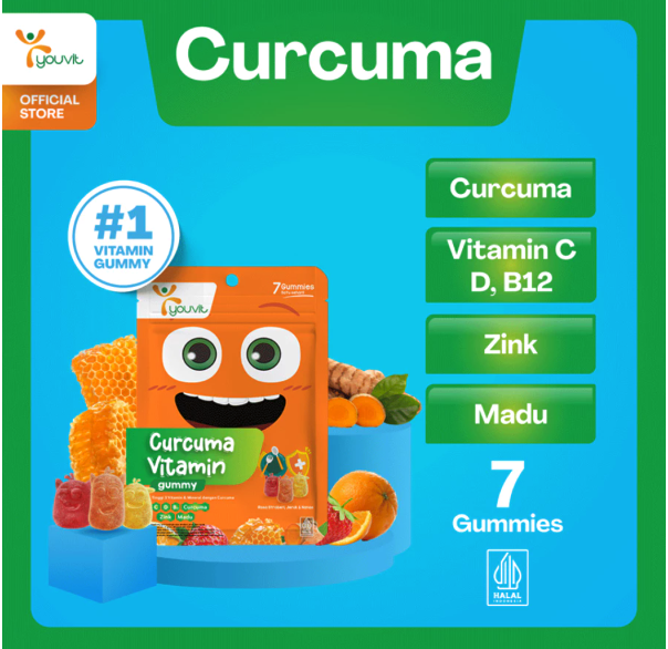 You Indonesia Youvit Curcuma Vitamin Gummy 