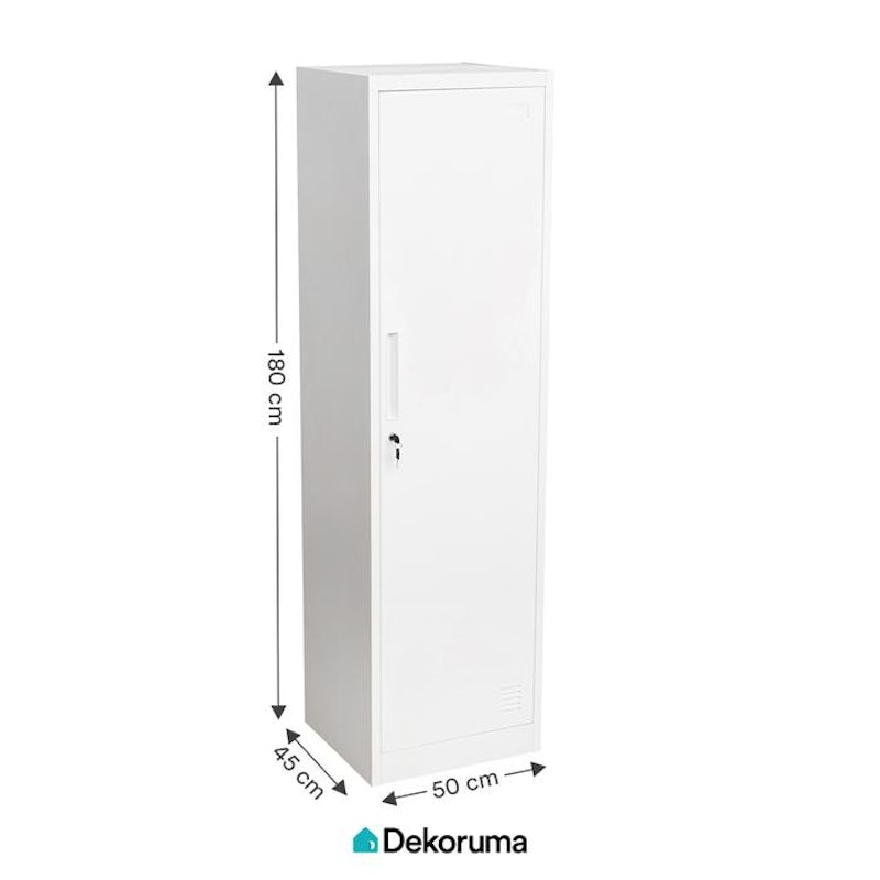 Dekoruma CARTER Lemari Pakaian Besi 1 Pintu 5