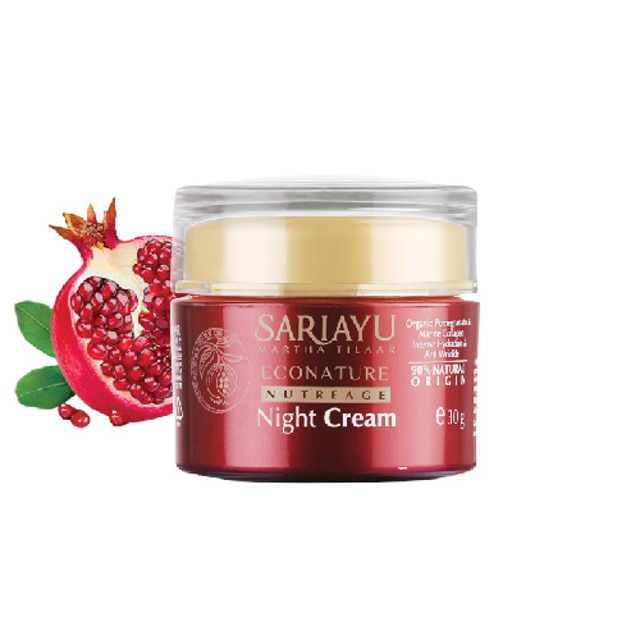 Wajib Tahu 10 Rekomendasi Produk Sariayu Terbaik Tahun 2023 Sariayu Econature Nutreage Night Cream Gambar 1