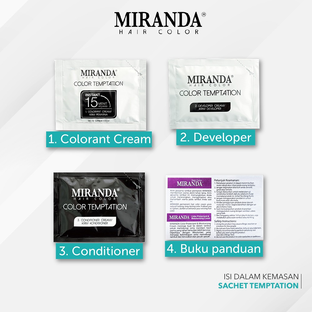 Miranda Hair Color Temptation Supreme Cocoa MCT2 