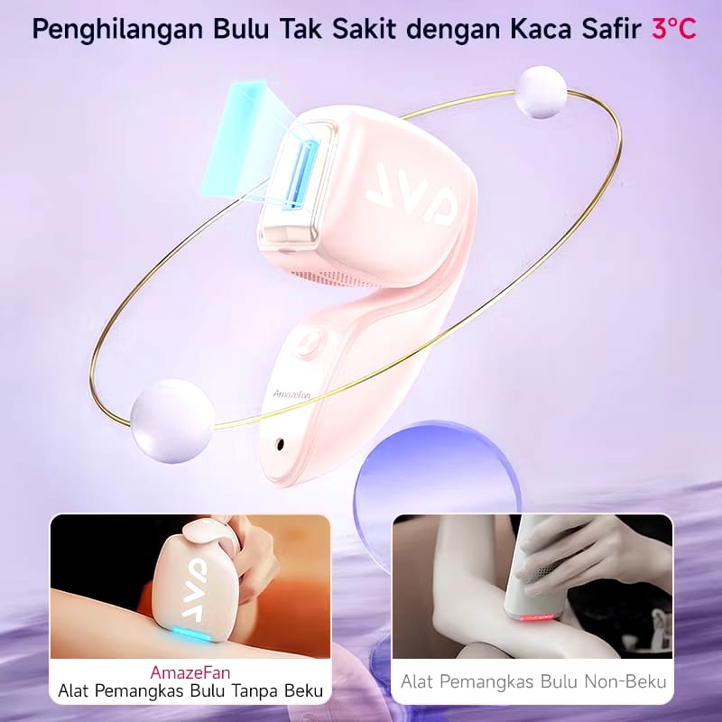  AmazeFan Hair Removal Laser Air-pink Cool 10°