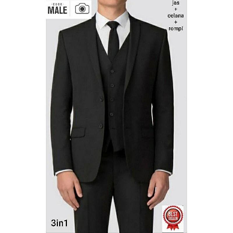 Code Male Paket Jas 3 in 1 2