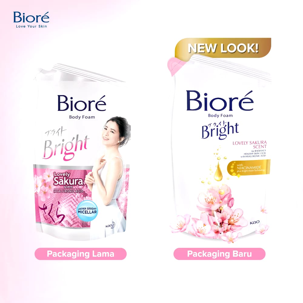 Biore Bright Lovely Sakura Scent