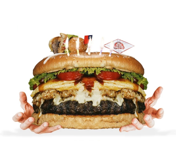 Galants Indonesia Regular Monster Birthday Burger 20cm
