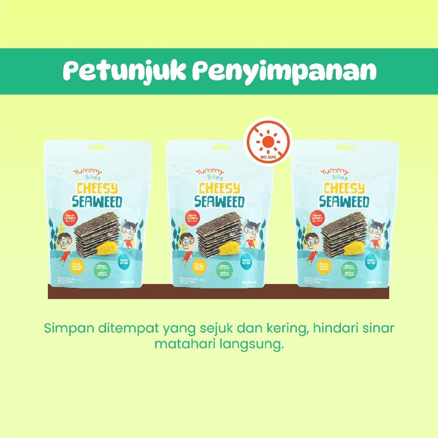 Leon Boga Sentosa Yummy Bites Cheesy Seaweed