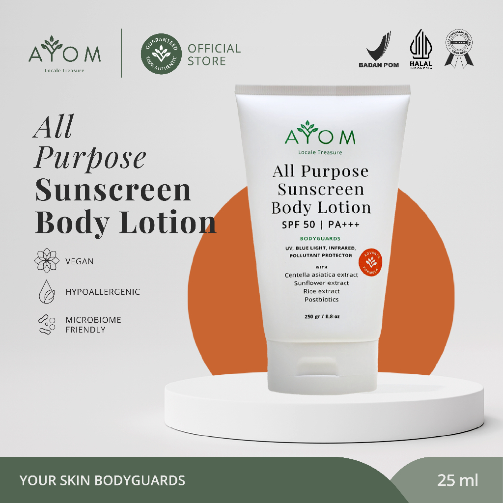 AYOM Local Treasure AYOM All Purpose Sunscreen Body Lotion SPF 50 PA+++