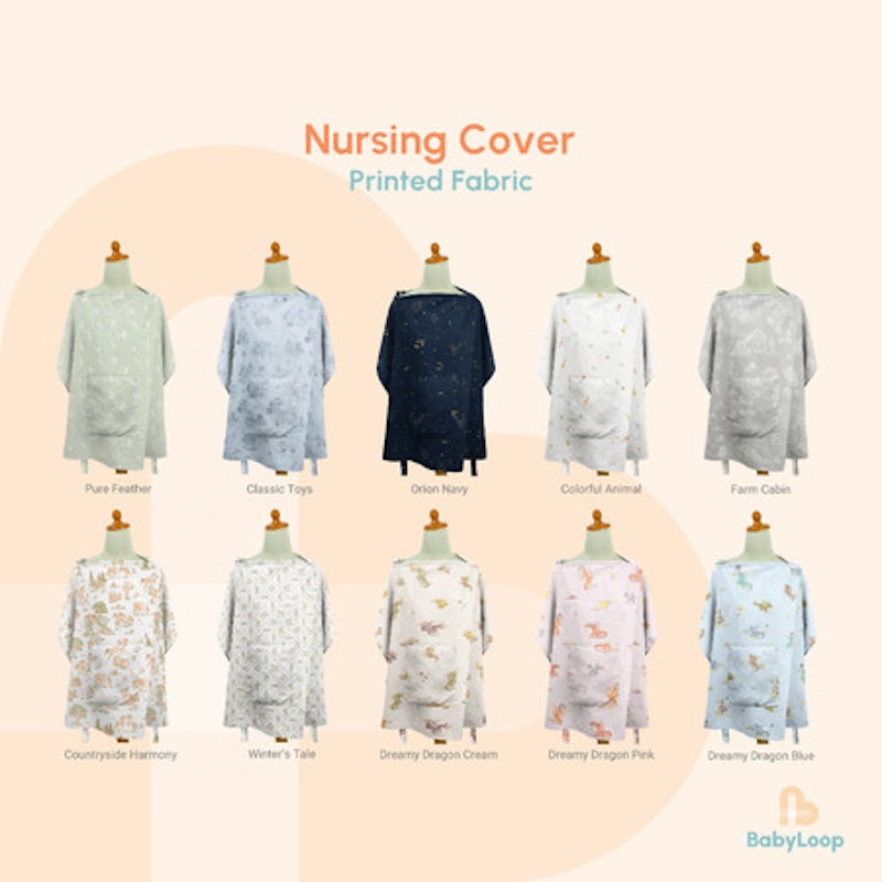 Baby Loop Nursing Cover Printed Fabric 3