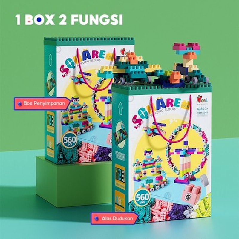 Oh! Some Square Building Blocks (560 pcs) 2