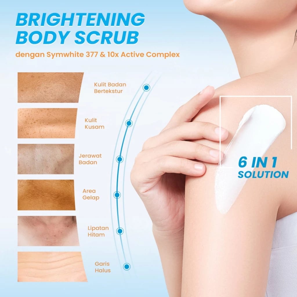 Eka Jaya Internasional Hanasui Brightening Body Scrub Cheerful Bliss 
