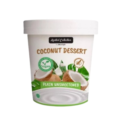 Delicyo Coconut Dessert Plain Unsweetened  1