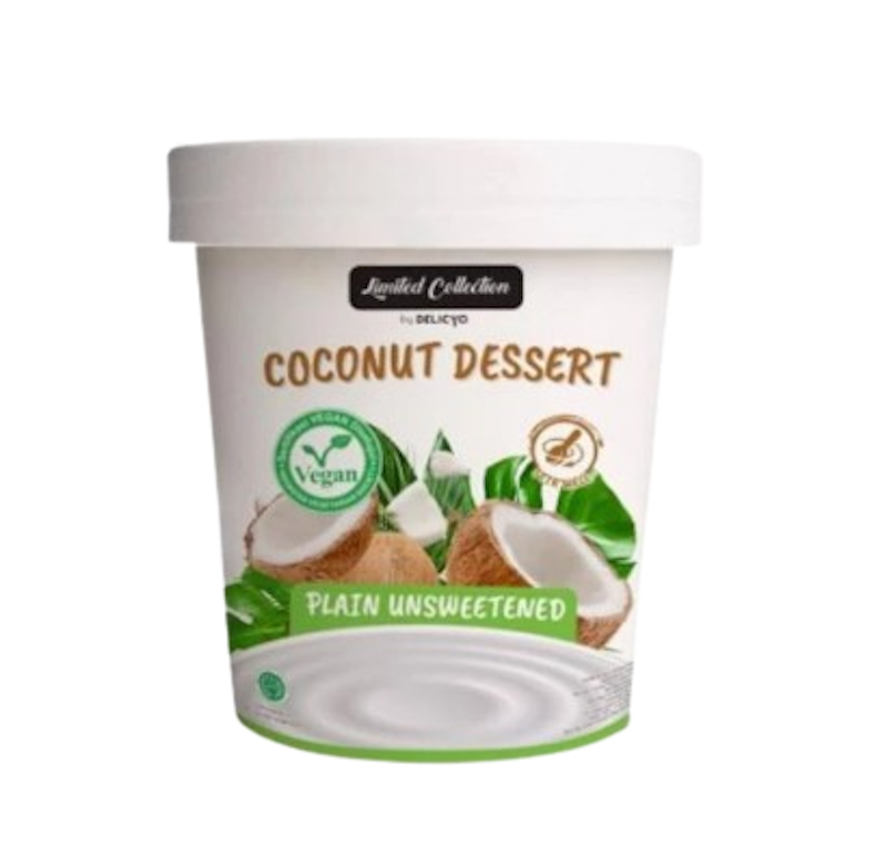 Delicyo Coconut Dessert Plain Unsweetened 1