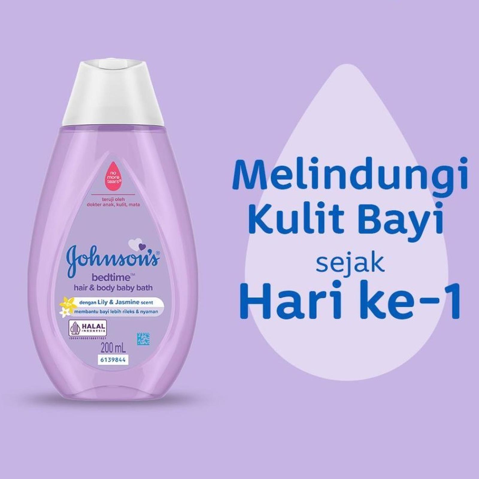 Johnson & Johnson Indonesia Johnson's Baby Bedtime Hair & Body Baby Bath