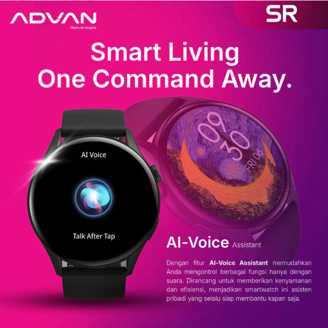 Bangga Teknologi Indonesia Advan Smartwatch SR