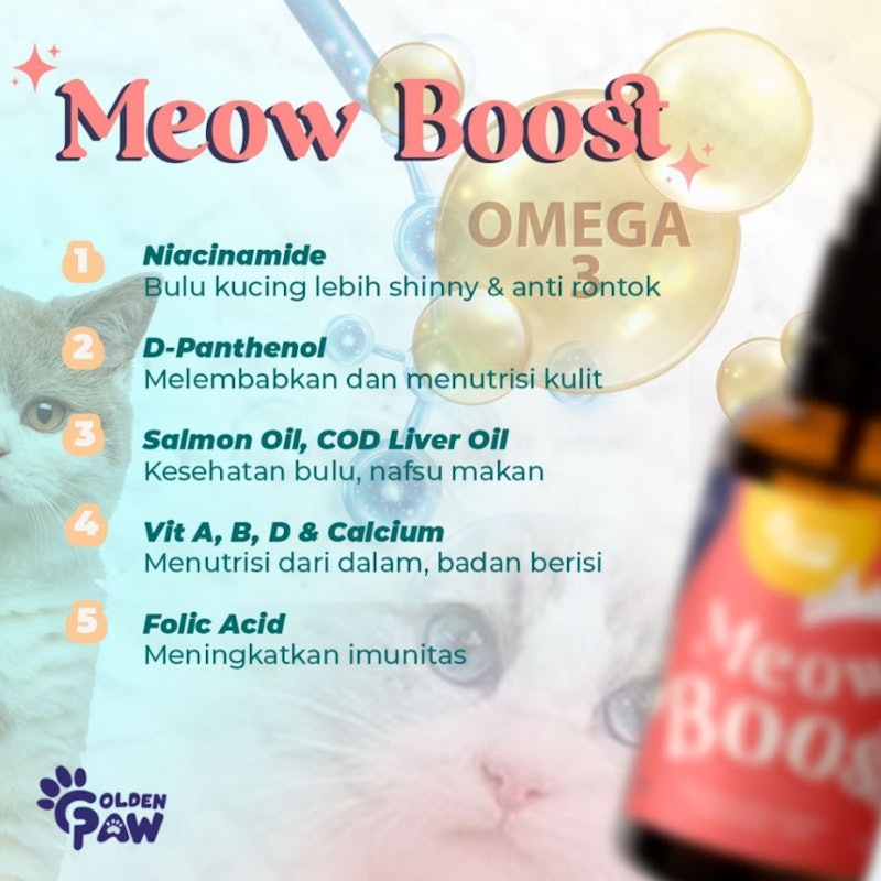 Golden Paw Meow Boost 5