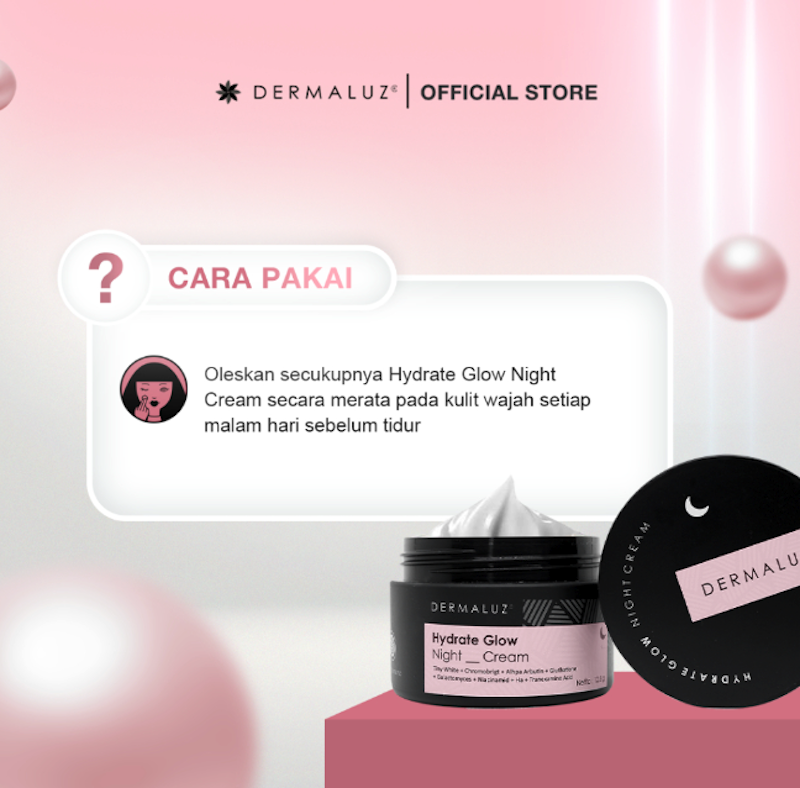 Dermaluz Hydrate Glow Night Cream 5
