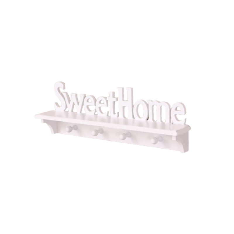 Rak Dinding Vintage Putih SWEETHOME 2