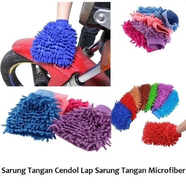  Sarung Tangan Cendol Microfiber 2 Sisi