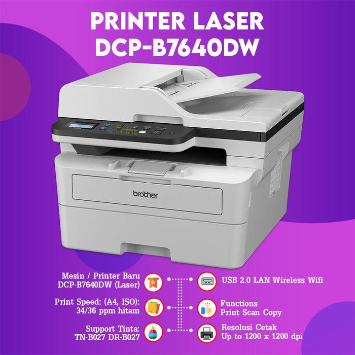 Brother Industries Brother Laser Printer DCP-B7640DW 