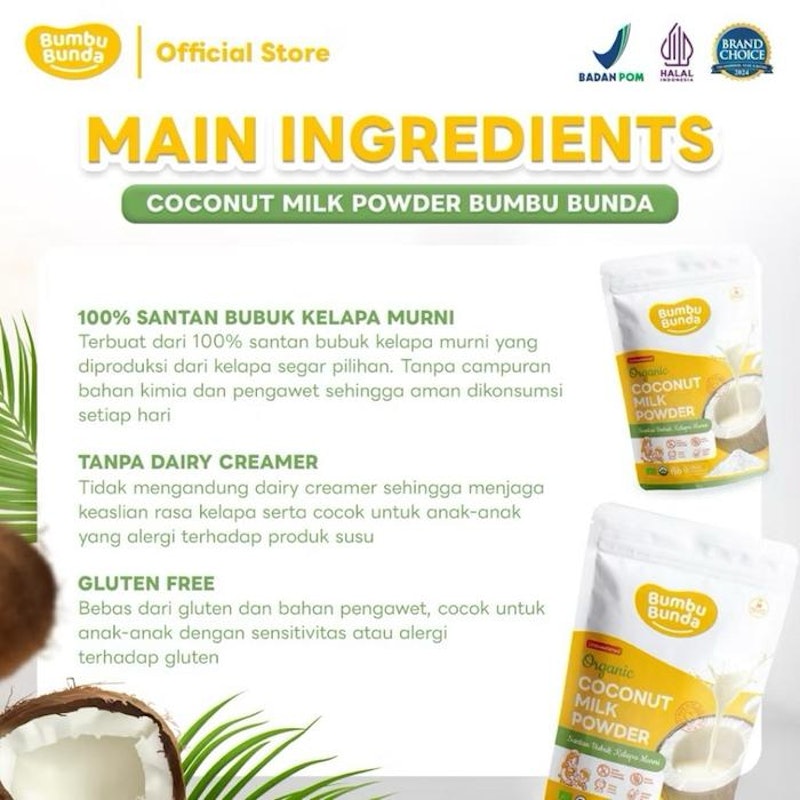 Bumbu Bunda Elia Coconut Milk Powder 3