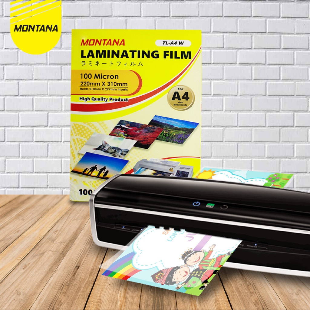 MONTANA Laminating Film / Plastik Laminating Montana A4 TL-A4W