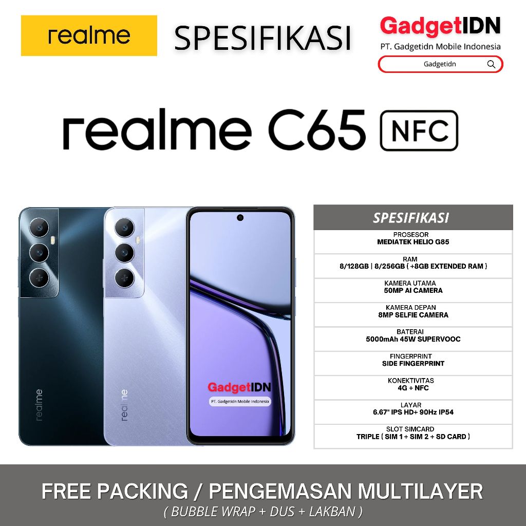 BBK Electronics realme C65 8/256