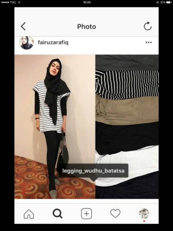 Legging Wudhu Stripe 4