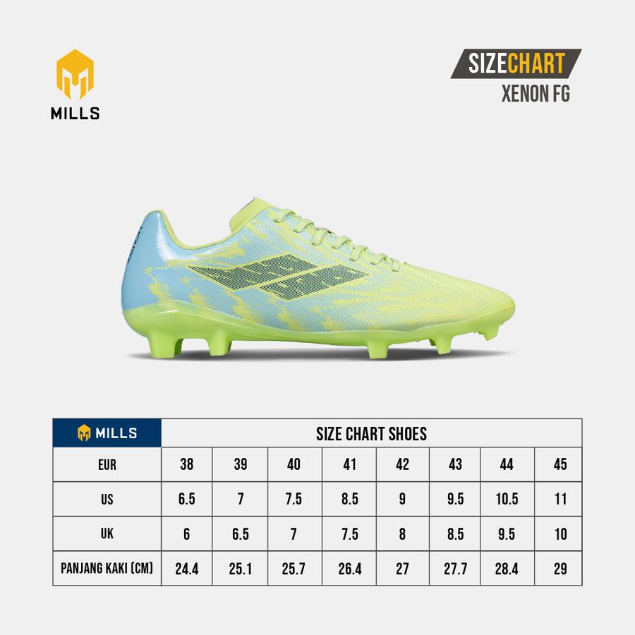 Mitra Kreasi Garmen Mills Sepatu Sepakbola XENON FG White/Lime.Green 9302308
