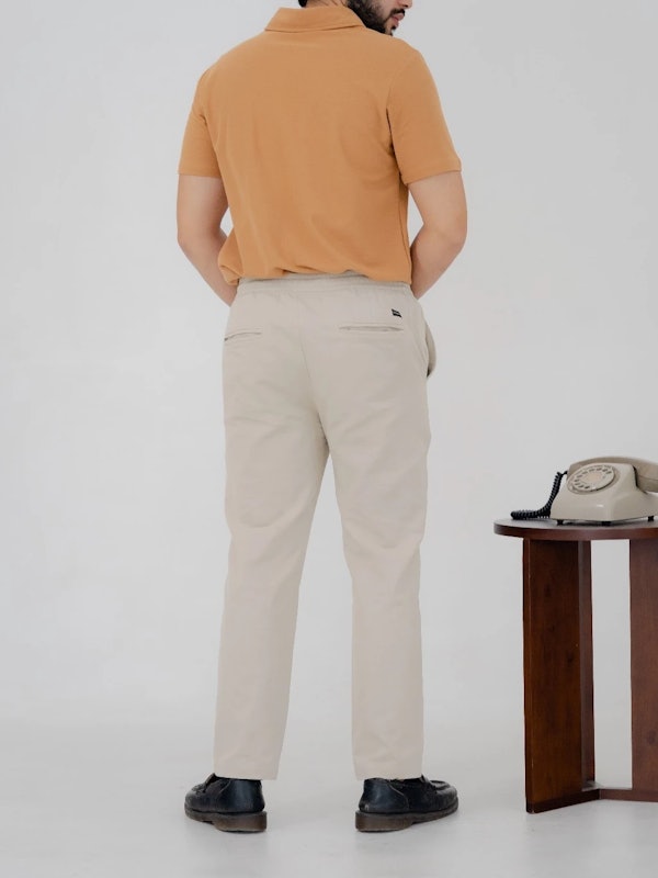 Hey Man Relax Ankle Pants Cream 2
