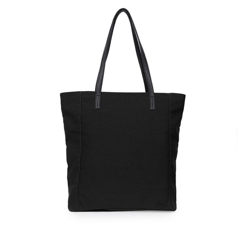 Transmarco Hush Puppies Casual Canvas Tote Bag Black