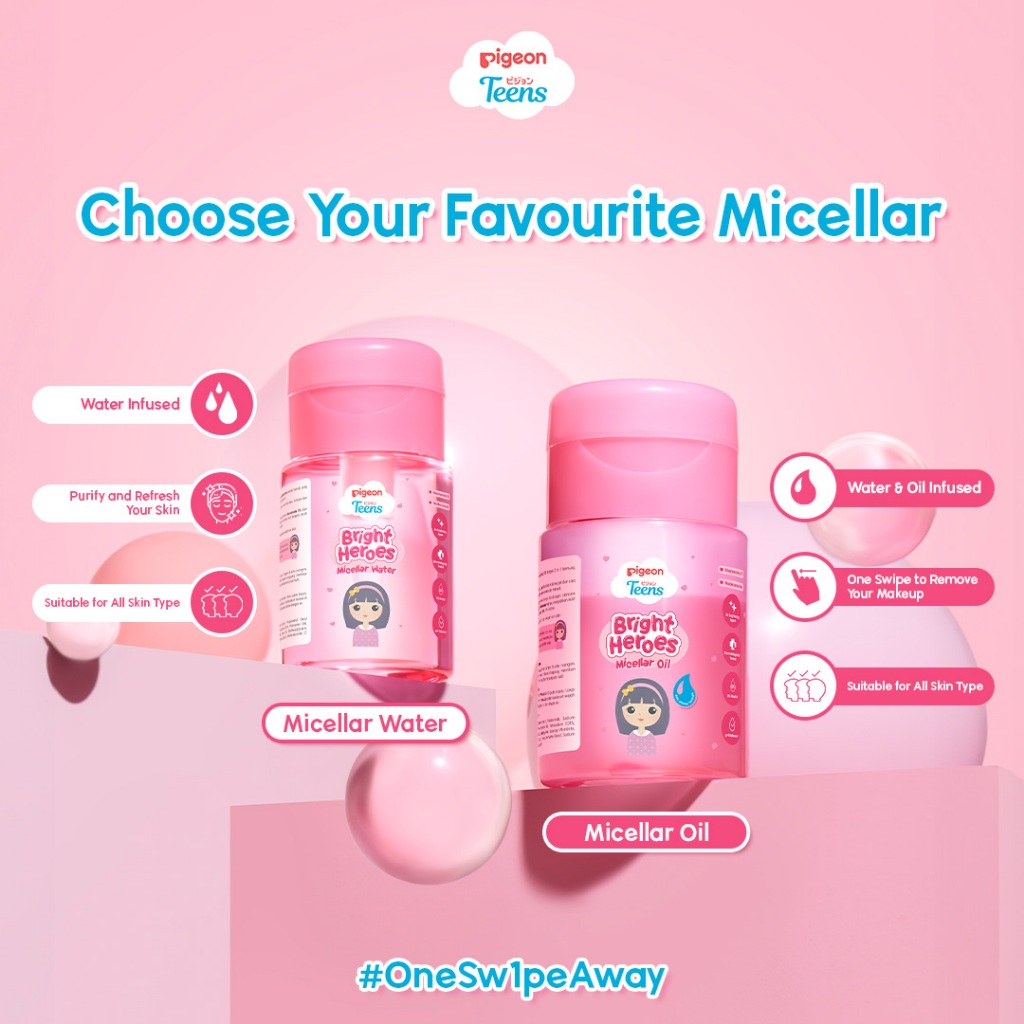 Pigeon Pigeon Teens Bright Heroes Micellar Oil 