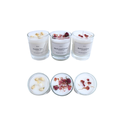 Natural Scented Candle / Lilin Aromaterapi Gelas