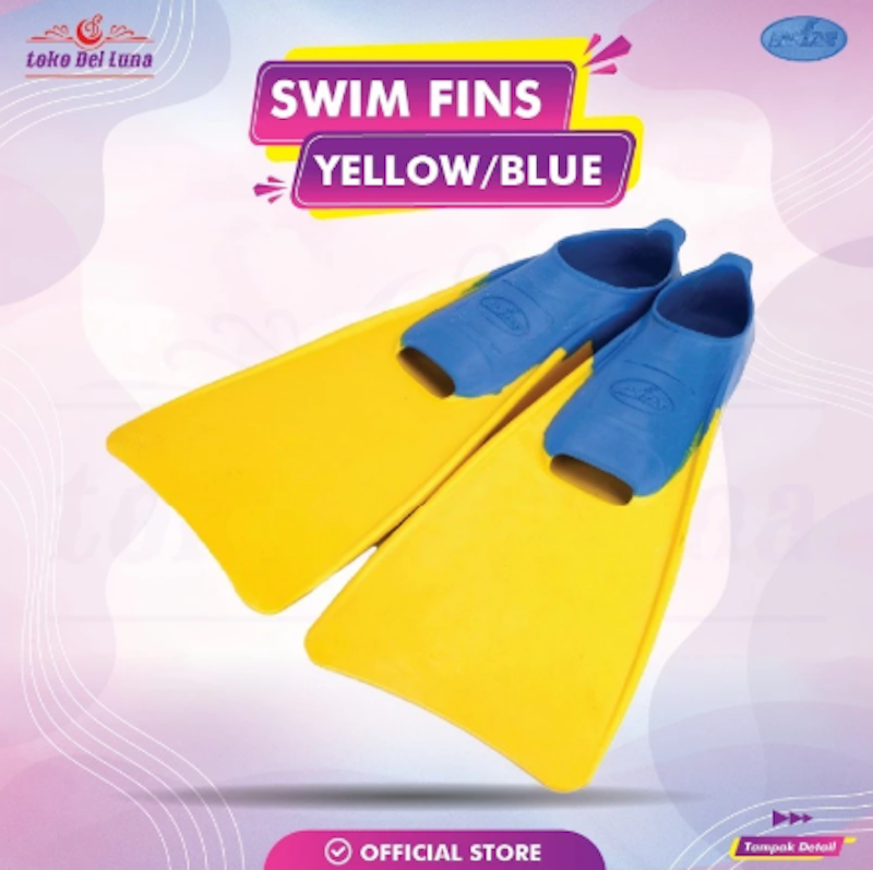 Pantas Swim Fins Yellow 3