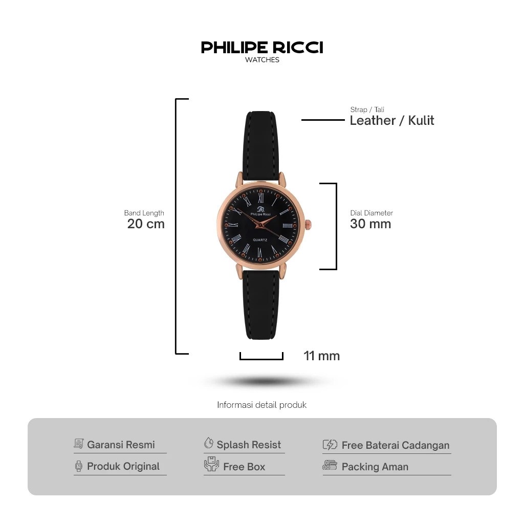 PhiLipe Ricci PhiLipe Ricci Jam Tangan Wanita 6989