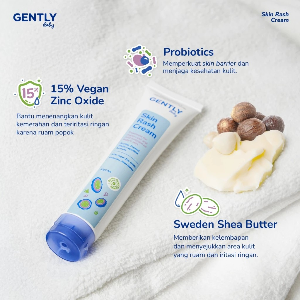 Inovasi Teknologi Untung Berkah GENTLY Baby Skin Rash Cream
