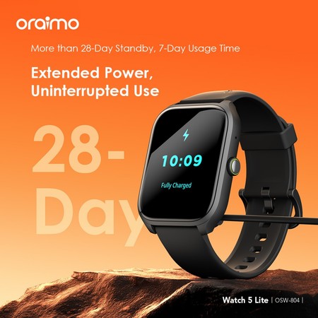 oraimo Watch 5 Lite Smartwatch OSW-804