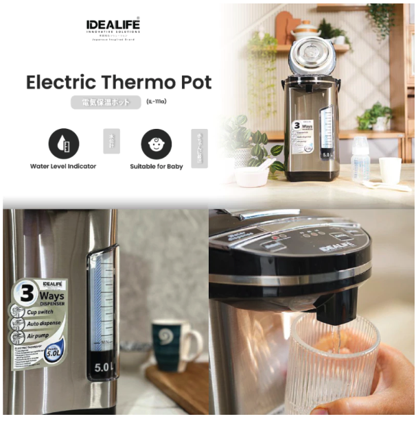 Lionstar Jaya Indonesia Idealife Electric Thermo Pot  IL-111A