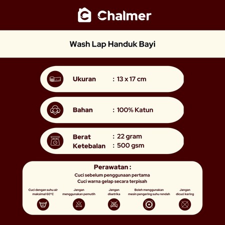 Chalmer Washlap Handuk Bayi 3
