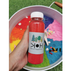 Edible Colored Sand Rainbow