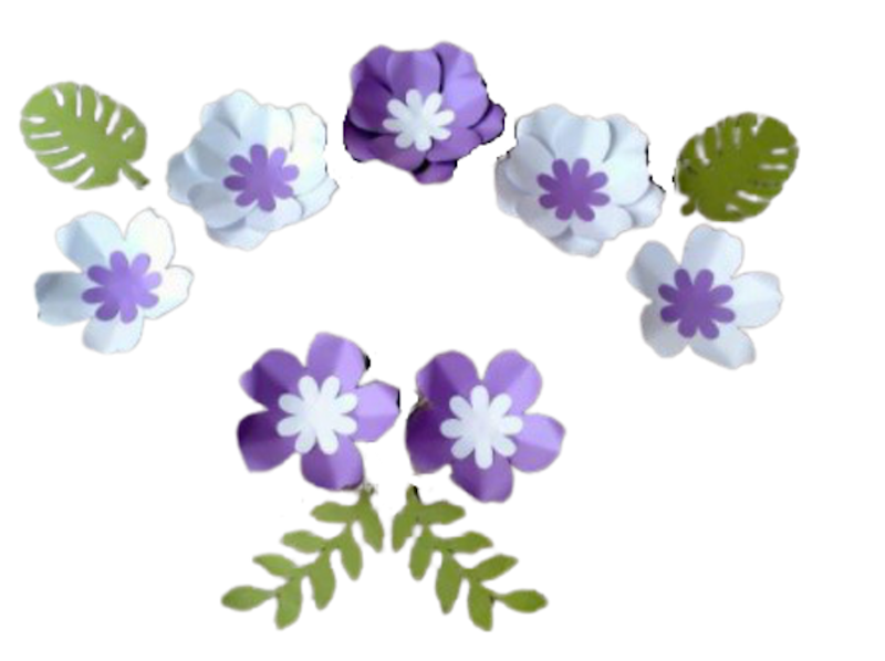 Paper Flower Backdrop Simple 3