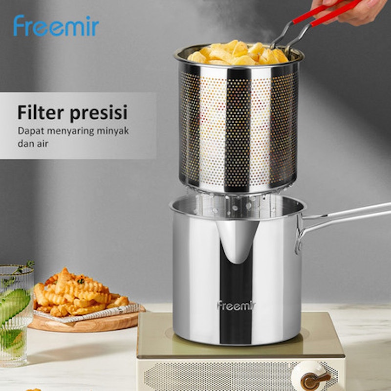 freemir Deep Fryer Seri Stainless Steel 4 in 1 3