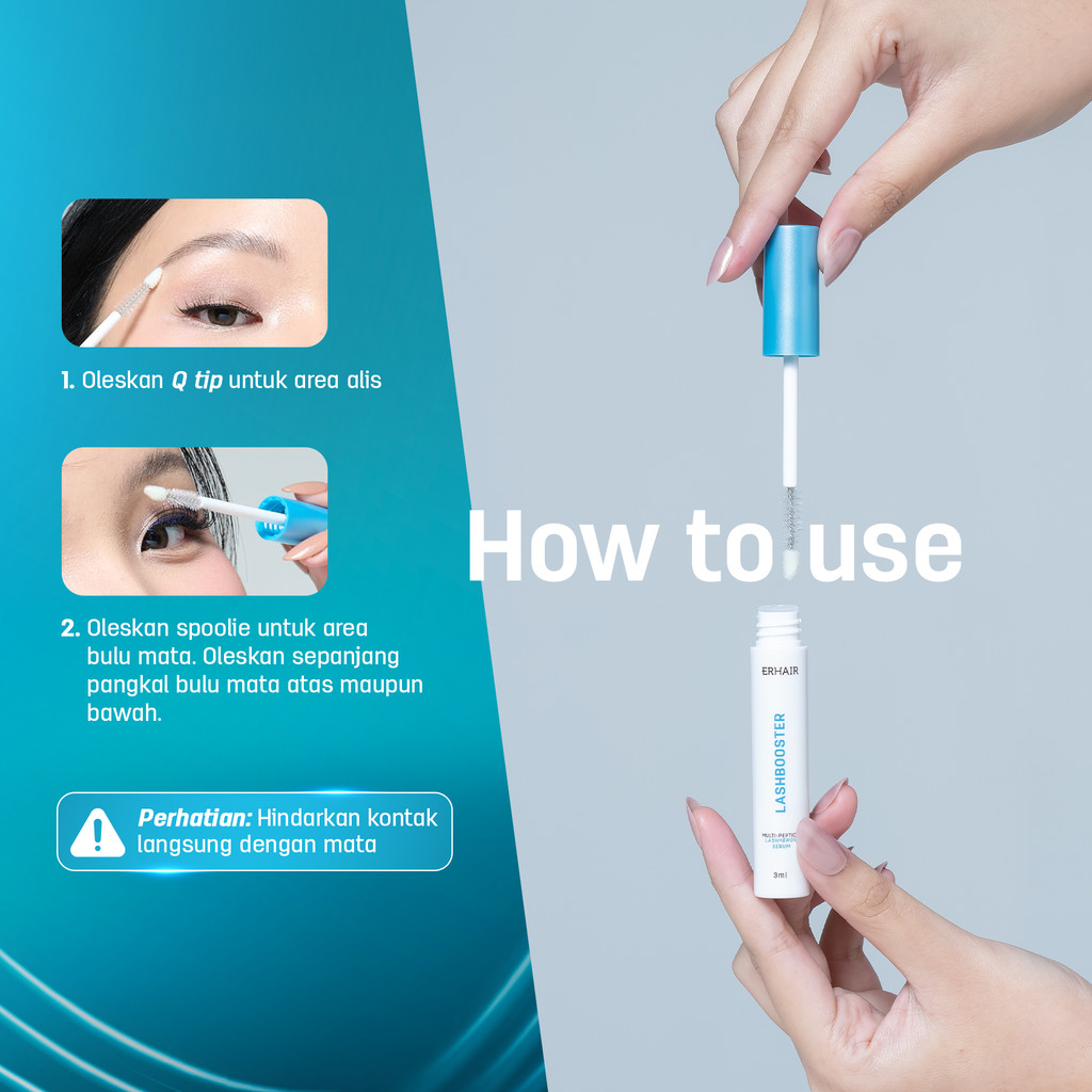 Erha Clinic Indonesia Erhair Lashbooster Multi-Peptide Lash & Brow Serum