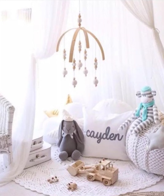  Wooden Baby Crib Mobile