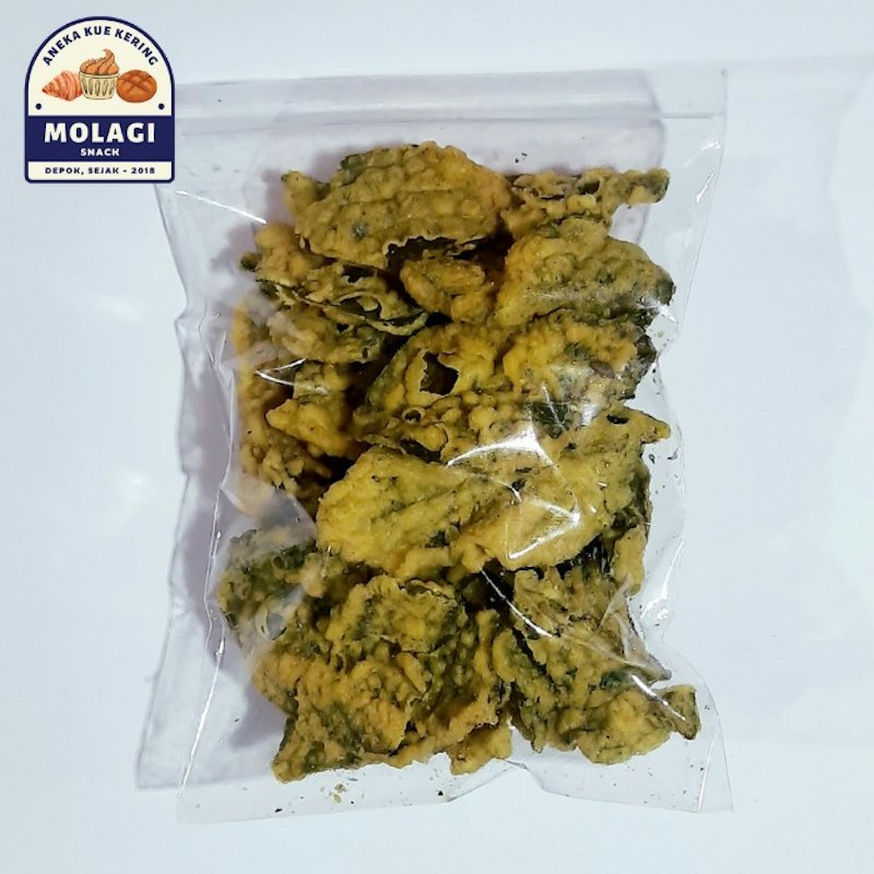Molagi Keripik Daun Bayam Priangan 1