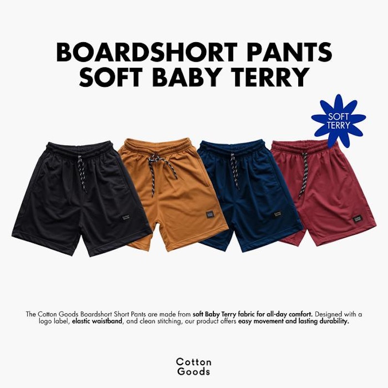 Cotton Goods Boardshort Pants 3