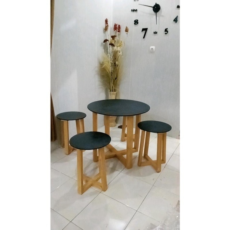 Meja Cafe Jumbo Set Minimalis 4