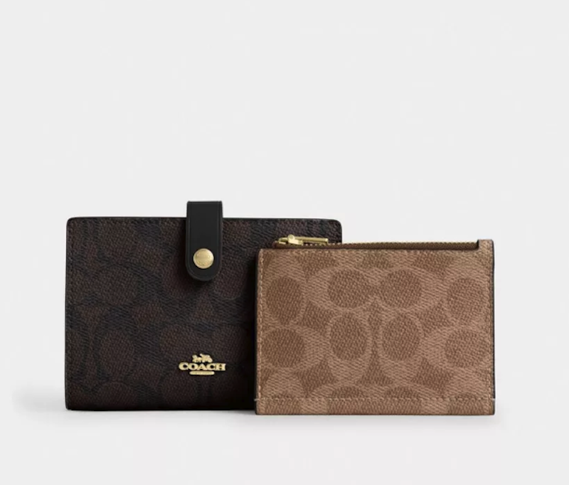 Coach 2 In 1 Wallet In Blocked Signature Canvas 4
