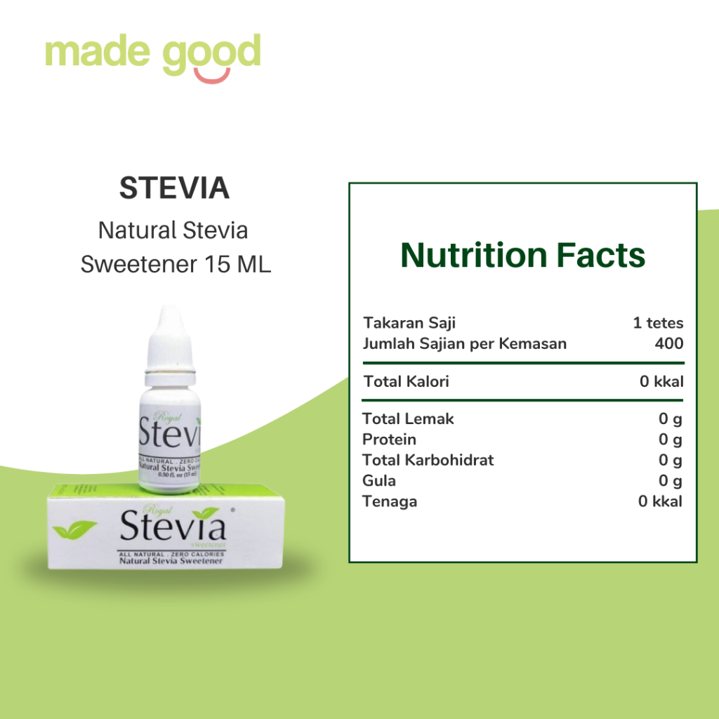 Sarsy Sinar Stevia Royal Stevia Natural Stevia Sweetener