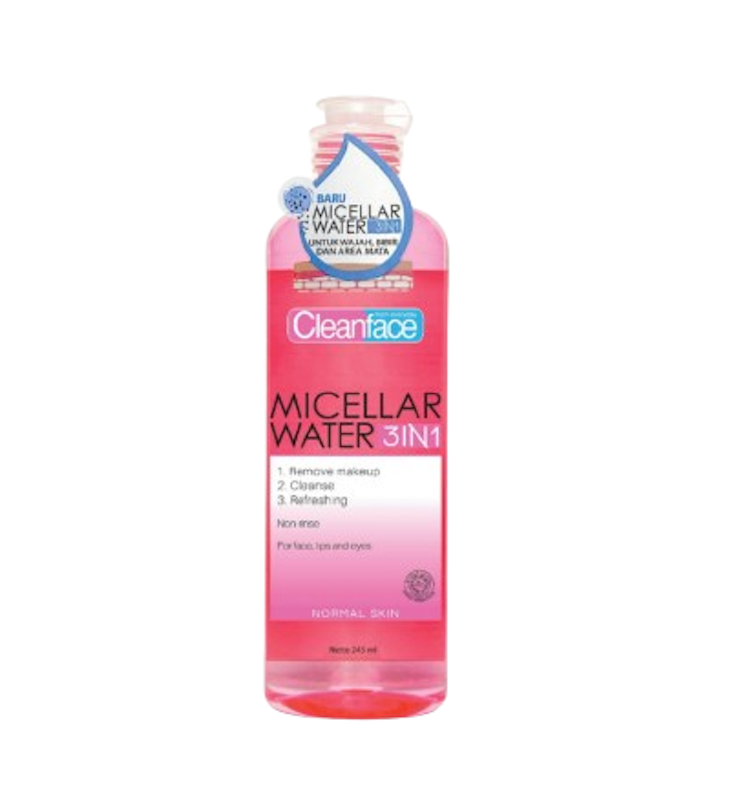 Cleanface Micellar Water 3in1 For Normal Skin 1