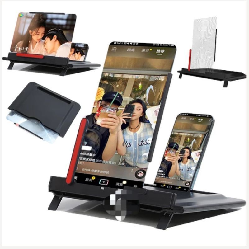 Kaca Pembesar Layar HP Vertical - Horizontal 3D 1