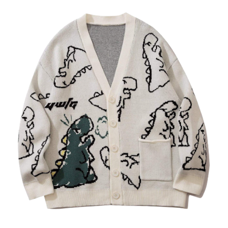 Dino Cardigan Korean Style 2